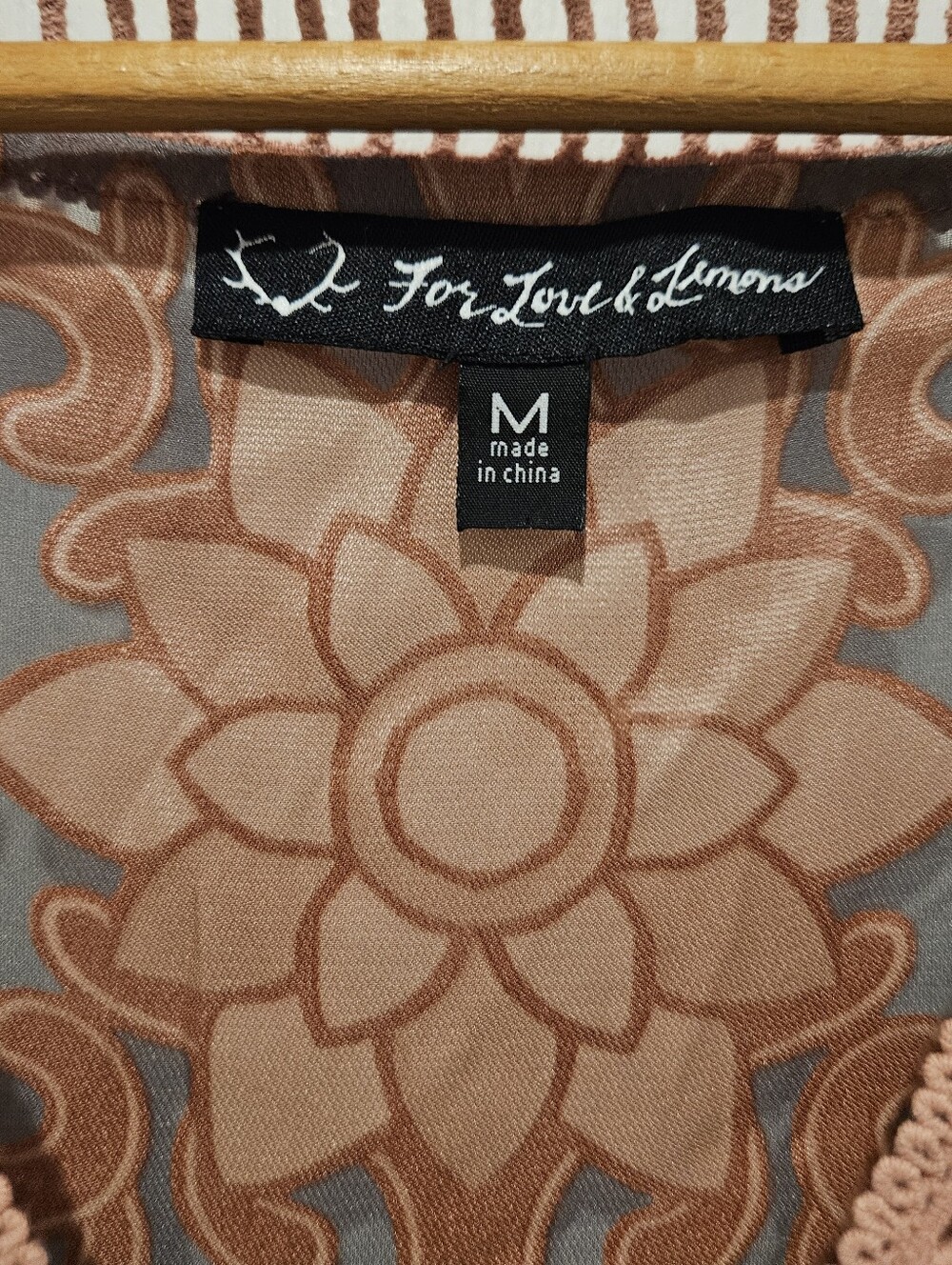 For Love and Lemons Juliet A-Line Boho Mini Dress - Maroon Size M - Picture 7 of 8
